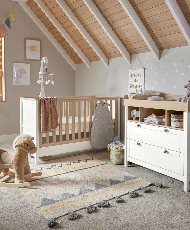 Mamas Papas Harwell 2 Piece Furniture Set with Cot Bed Dresser Cha Jacksons of Saintfield