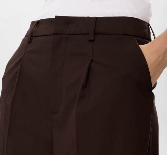 Numph Ladies Pants NUMathy in Black Coffee, Mathy
