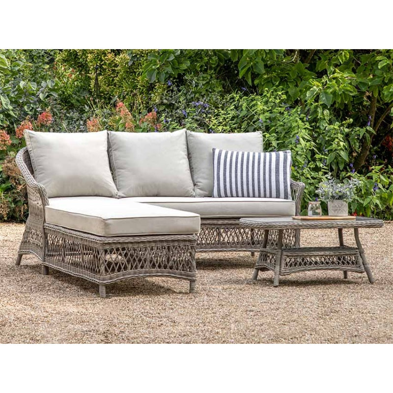 Menton Chaise Set Stone
