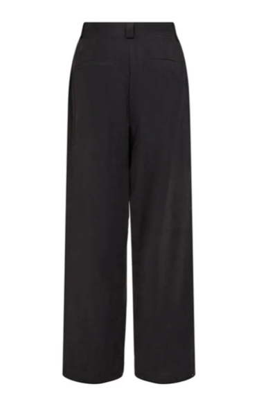 Numph Ladies NUMercedes Classic Pants in Caviar, Mercedes Trousers