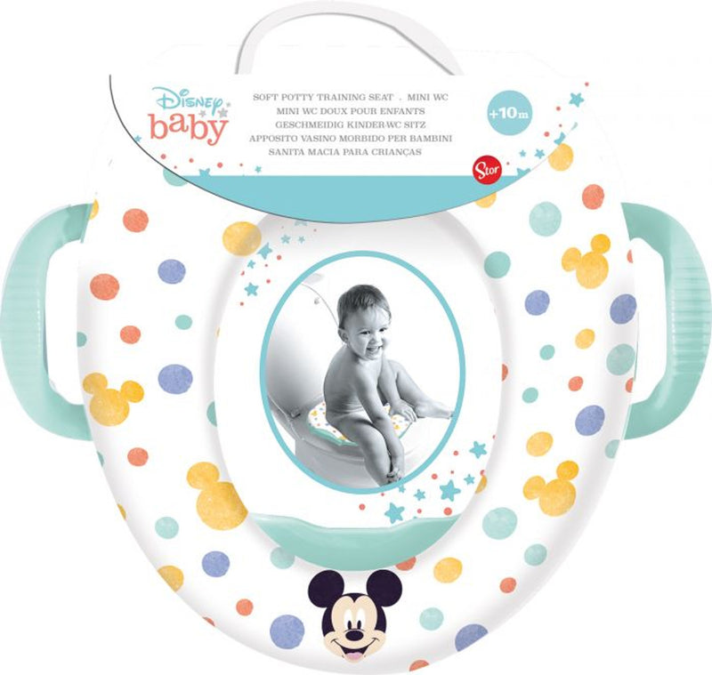 Thermobaby Mickey Mouse Cushioned Toilet Trainer with Handles