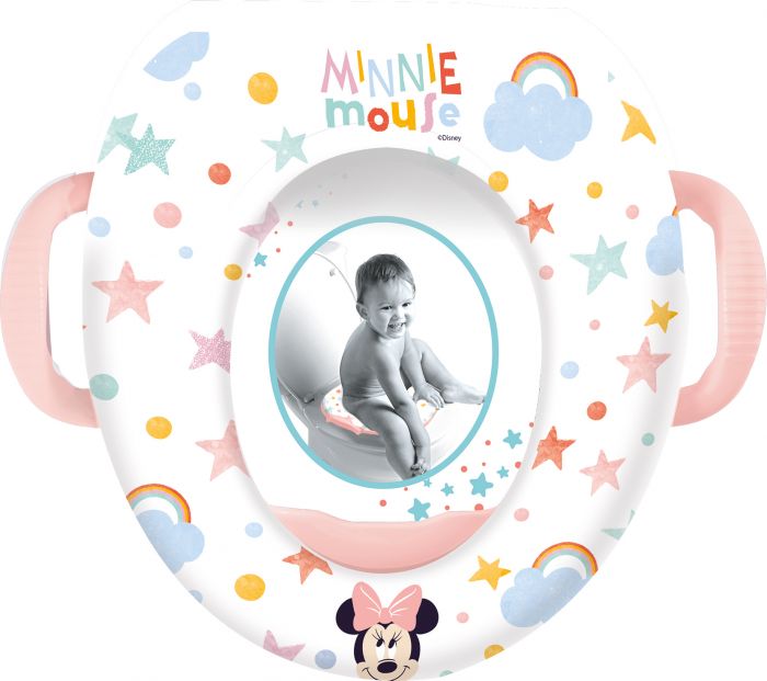 Thermobaby Minnie Mouse Cushioned Toilet Trainer with Handles