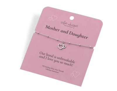 Hot Diamonds Silver Whisper Mother and Daughter Bracelet