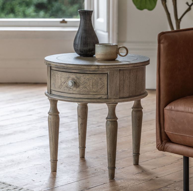 Mustique 1 Drawer Side Table