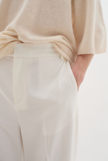 In Wear Ladies NaxaIW Pant in Whisper White, Naxa Trousers