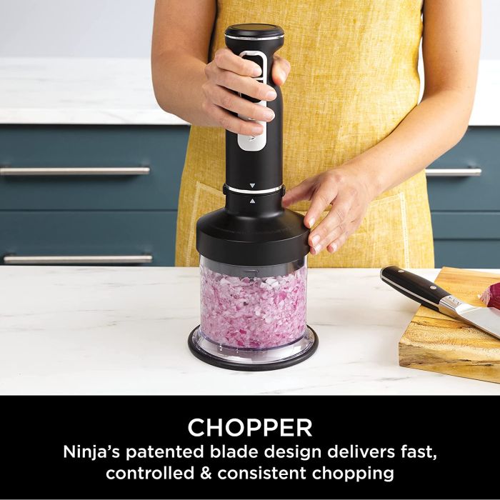 Ninja CI100UK Ninja Foodi 3-In-1 Hand Blender + Mixer - Black