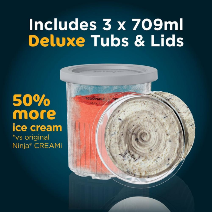 Ninja NC501UK Deluxe 10-In-1 Ice Cream And Frozen Drink Maker - Black