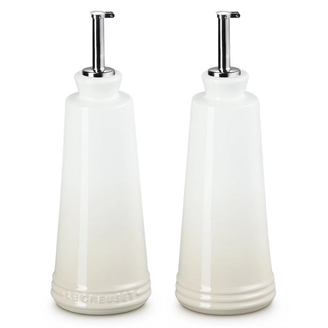 Le Creuset Oil & Vinegar Set Meringue