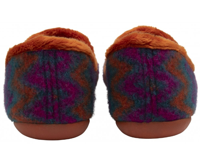 Lotus Ladies Slippers Ernestina ULH129 in Orange Multi