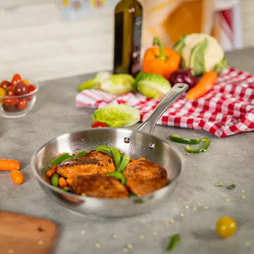 Kuhn Rikon Allround 28cm Uncoated Stainless Steel Frying Pan