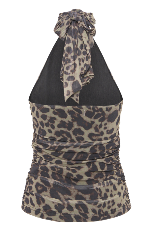 Ichi Ladies Top IHParda in Leopard Print, Parda