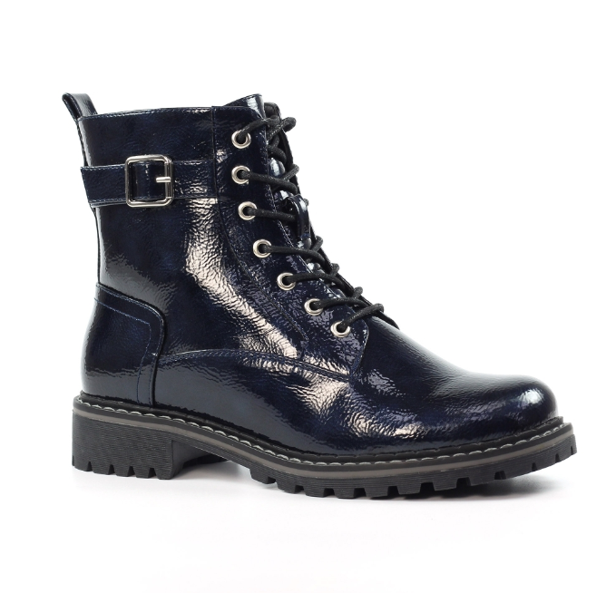 Lunar Ladies Parlour Boots In Navy