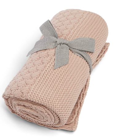 Mamas & Papas Knitted Blanket - Welcome to the World Seedling - Pink