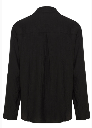 Pulz Ladies PZAmaya Shirt in Black Beauty, Amaya