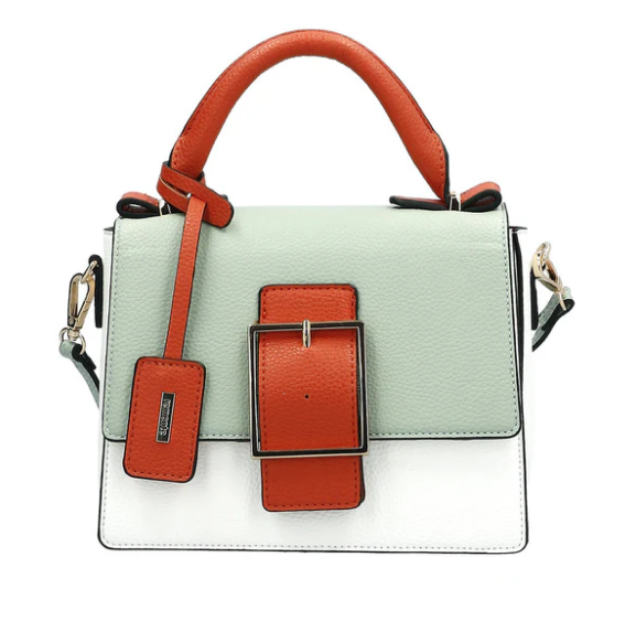 Remonte Small Ladies Handbag Q0628-52 in Green Combination