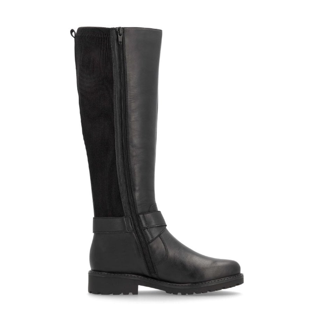 Remonte Ladies Knee High Boots R6593-00 in Black