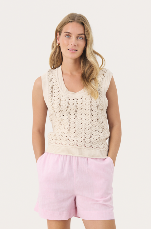 Part Two RadkaPW Wa Pullover In WhiteCap Gray