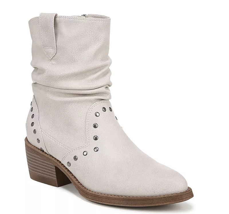 Blowfish Malibu Ladies Ankle Boots Rebel in Off White Smooth