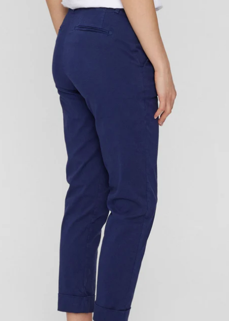 Numph Ladies NURegitza Pants in Dress Blues, Regitza Trousers