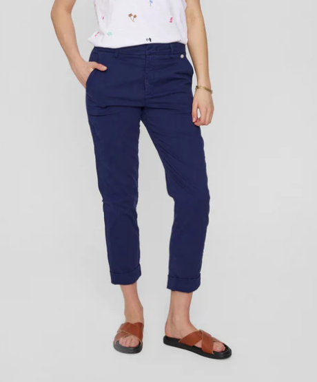 Numph Ladies NURegitza Pants in Dress Blues, Regitza Trousers