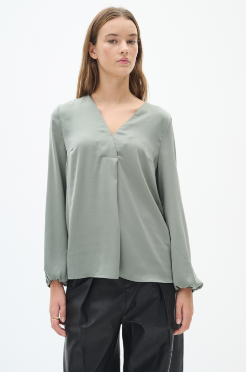 Inwear Ladies RindaIW Blouse In Agave Green