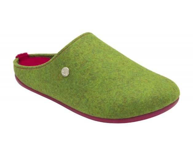 Lotus Ladies Slipper Rocio ULH133 in Lime Mules