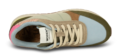 Woden Ladies Trainers Ronja WL740-189 IN Colour Stone Multi