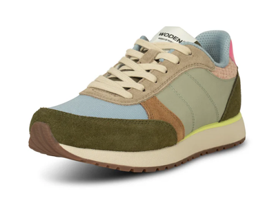 Woden Ladies Trainers Ronja WL740-189 IN Colour Stone Multi