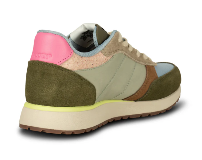 Woden Ladies Trainers Ronja WL740-189 IN Colour Stone Multi