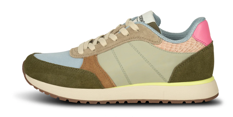 Woden Ladies Trainers Ronja WL740-189 IN Colour Stone Multi