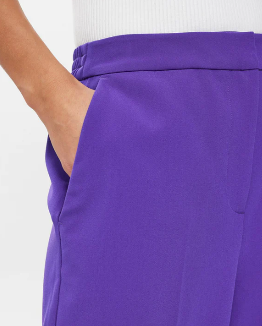 Numph Ladies NURonja Pants in Tillandsia Purple, Ronja Trousers
