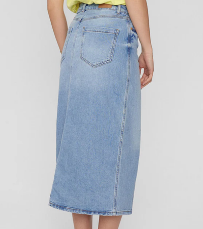 Numph Ladies Nutoronto Skirt Medium Blue Denim, Toronto