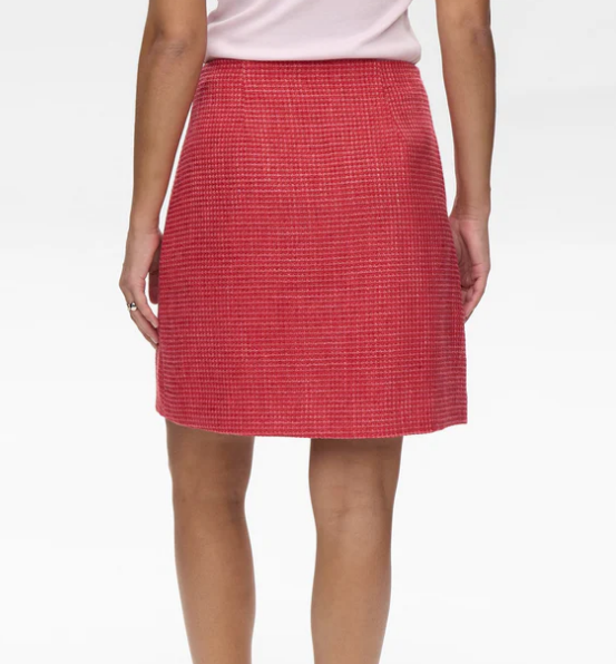 Numph Ladies NUSaffron Skirt in Adenraline Rush, Saffron