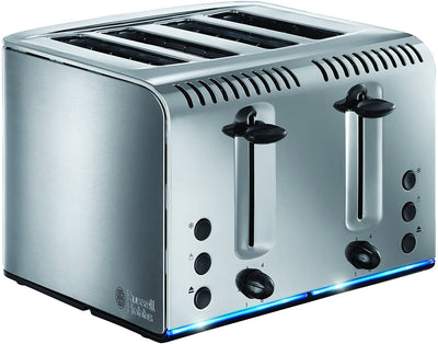 Russell Hobbs 20750 Buckingham Polished Stainless Steel 4-Slice Toaster