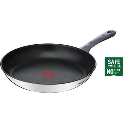 Tefal Daily Cook Stainless Steel 24cm Frypan Suitable All Hobs Inc Induction