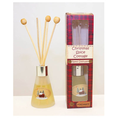 Enchante Christmas Spice Cottage Reed Diffuser, Wonderful Christmas Scent!