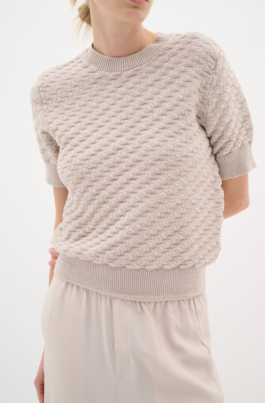 Inwear Ladies SabbieIW Shirt (Short Sleeved Pullover) in Haze Stone