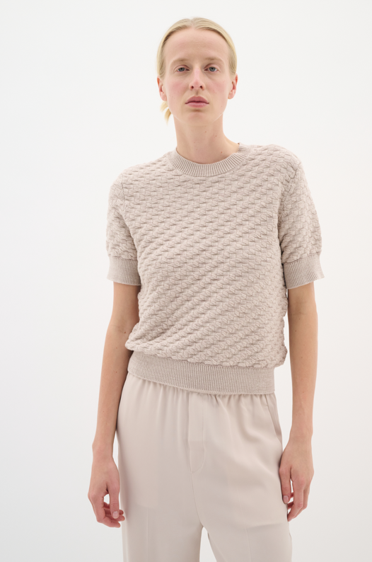Inwear Ladies SabbieIW Shirt (Short Sleeved Pullover) in Haze Stone
