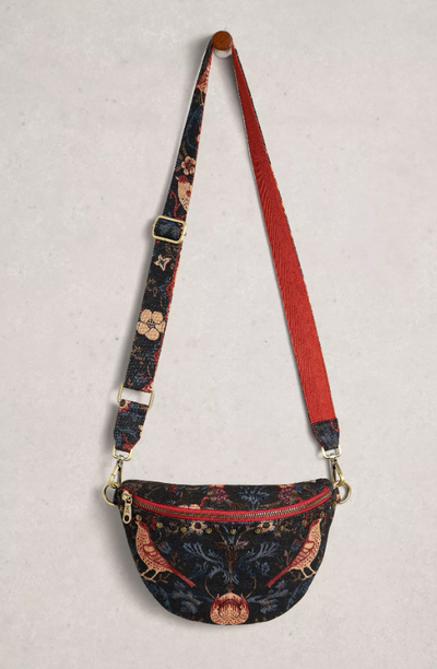 White Stuff Ladies Mini Sebby Jacquard Bag in NAVY MULTI