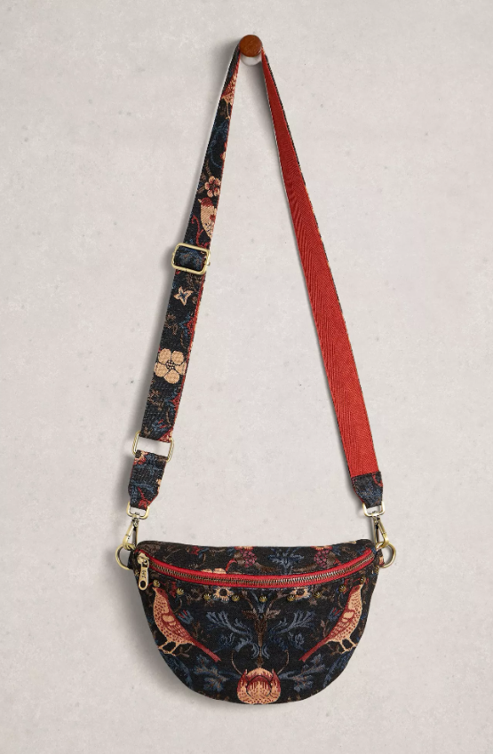 White Stuff Ladies Mini Sebby Jacquard Bag in NAVY MULTI