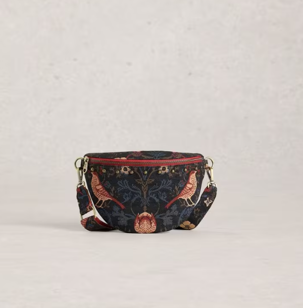 White Stuff Ladies Mini Sebby Jacquard Bag in NAVY MULTI