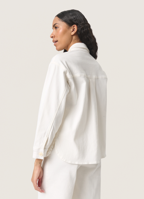 Soaked in Luxury Ladies Shirt SLSelino in Broken White, Selino Jacket