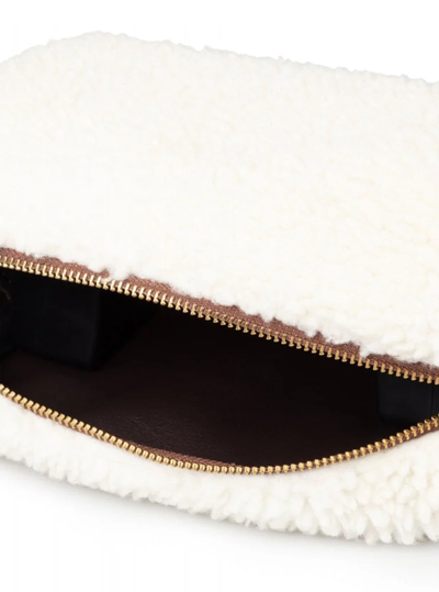 Chalk Ladies Box Bag Sherpa in Bone