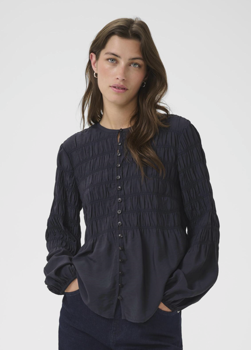 Part Two SiffePW Blouse  in Dark Navy, Siffe Top