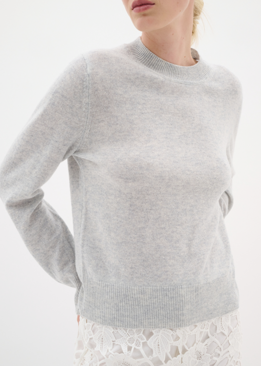 In Wear Ladies Pullover SiljeIW in Light Grey Melange, Silje