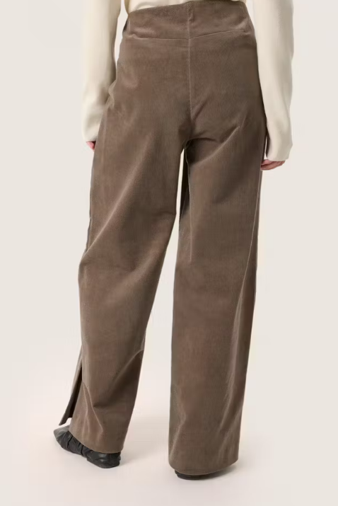 Soaked In Luxury Ladies SLHelle Trouser Pants In Morel