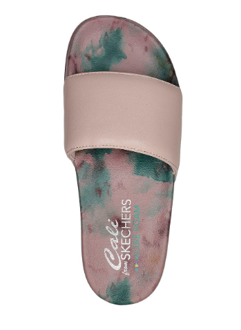 Skechers Ladies Slide Pop Ups True Colours in Rose, 119344 sandals