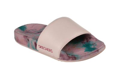 Skechers Ladies Slide Pop Ups True Colours in Rose, 119344 sandals