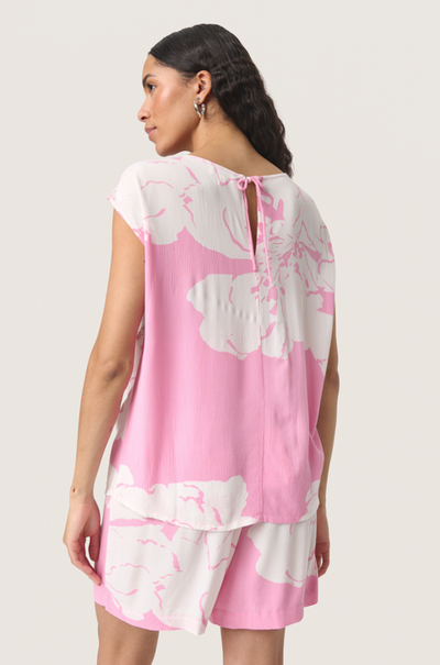Soaked In Luxury SLZaya Top In Rose Bloom Mega Flower