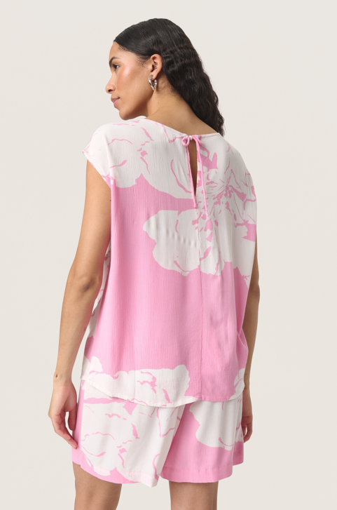 Soaked In Luxury SLZaya Top In Rose Bloom Mega Flower
